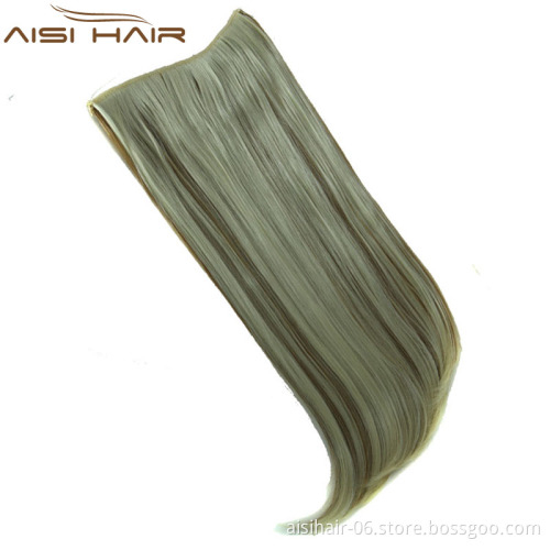 New Style Synthetic Hair Extension 100g Fish Tape Hair For White Women